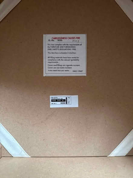 Photo of free Ikea footstool (Oakley RG23) #1