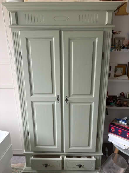 Photo of free Woden wardrobe in sage green (Kingston) #1