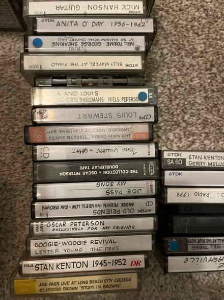 Photo of free Jazz collectors tape cassettes (Crediton EX17) #3