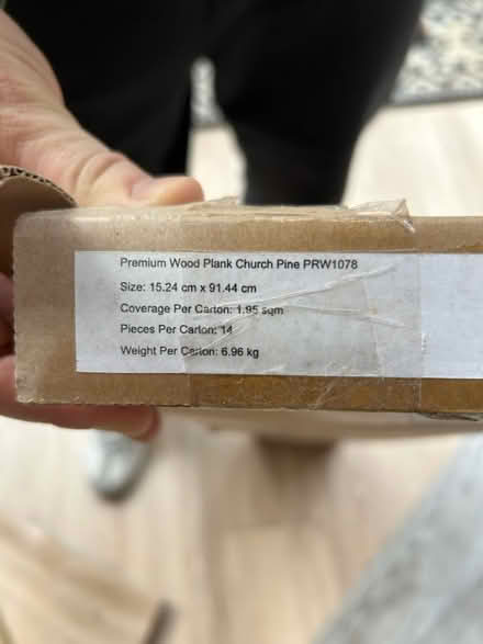 Photo of free Vinyl flooring strips (Withyham TN7) #2