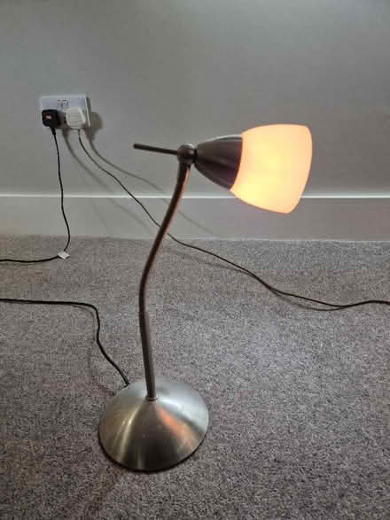 Photo of free Chrome table lamp (Fleetville AL1) #2