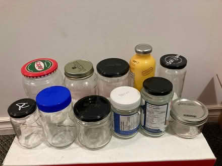 Photo of free Glass bottles with lids (Derry and Tenth Line) #1