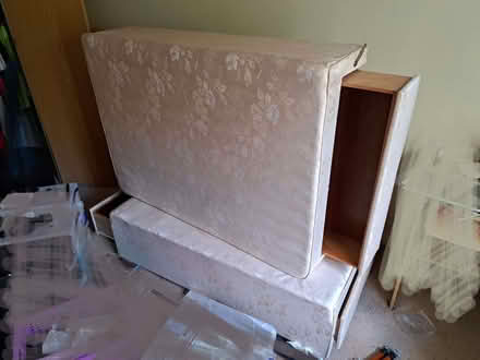 Photo of free Bed base (double, with drawers) (Battle RG30) #1