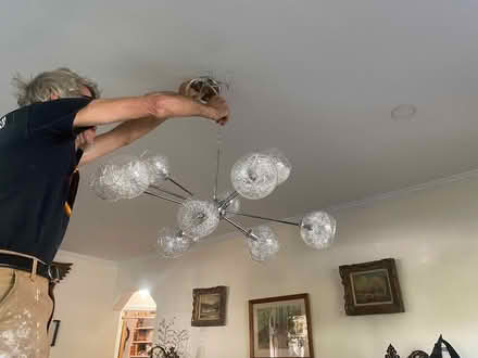 Photo of free Hanging light fixture (Bergenfield) #1