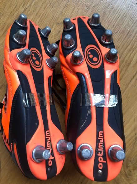 Photo of free Stud football boots and shin pads (Buckingham MK18) #2