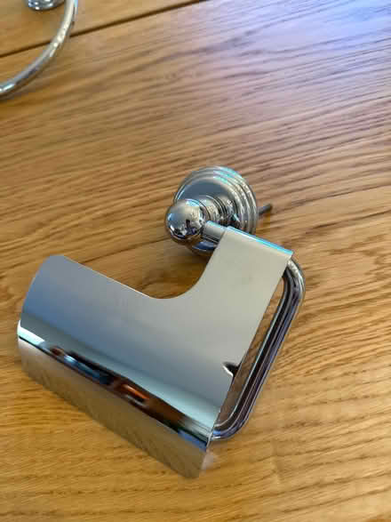 Photo of free Chrome Towel Ring & Toilet Paper (Little Silver) #2