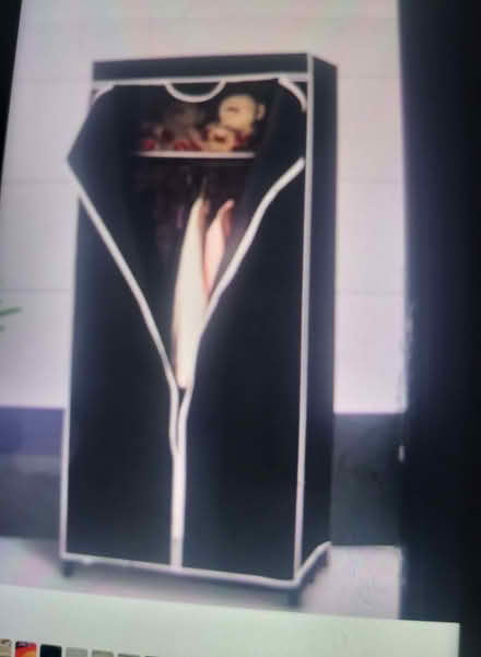 Photo of free cloth wardrobe with all it's connectors pieces. (Tottenham N17) #2