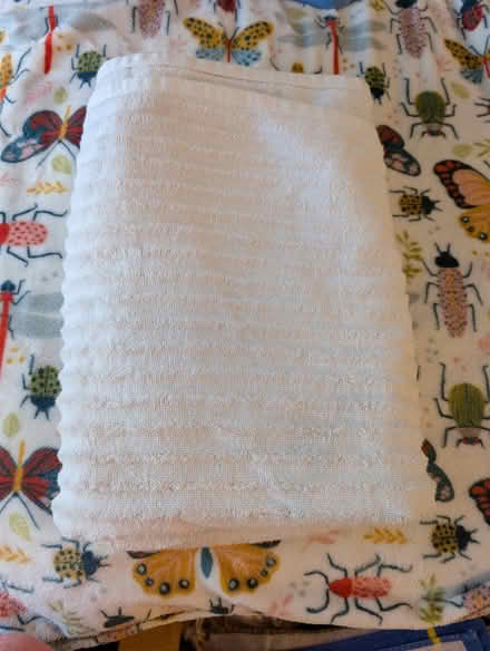 Photo of free Oversized white bath towel (Lakeview, close to Bayshore) #1