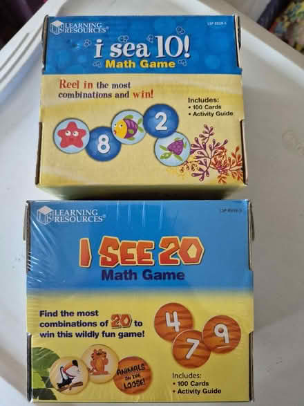 Photo of free I Sea 10 / I See 20 math games (Howell) #2
