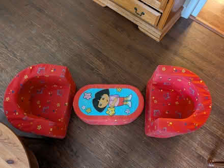 Photo of free Foam Dora toddler table and chairs (Prince of Wales and Baseline) #1