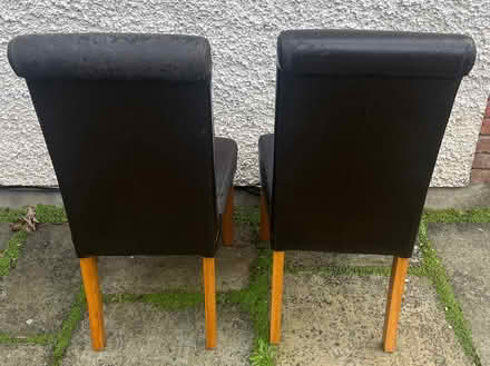 Photo of free Dining room chairs x2 (Shankill) #3