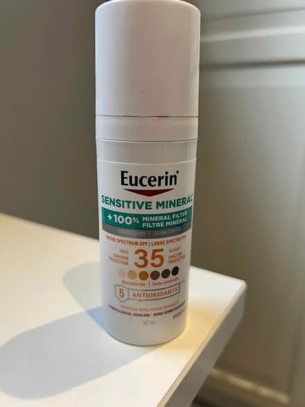 Photo of free Eucerin mineral tinted sunscreen (Downtown Ottawa - canal/Elgin) #1
