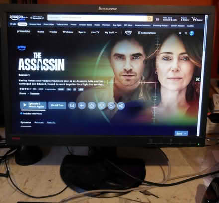 Photo of free Lenovo Widescreen LCD monitor - VGA, DVI and DP inputs (Stroud GL5) #1