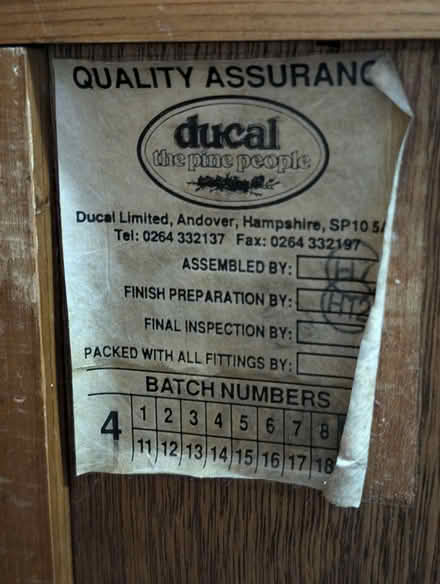 Photo of free Ducal cupboard - 145cmH x 90cmW x 44cmD (Wokingham RG41) #3