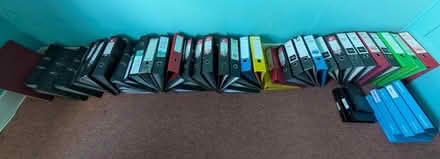 Photo of free 25 or so A4 ring binder folders (Central Berkhamsted HP4) #2