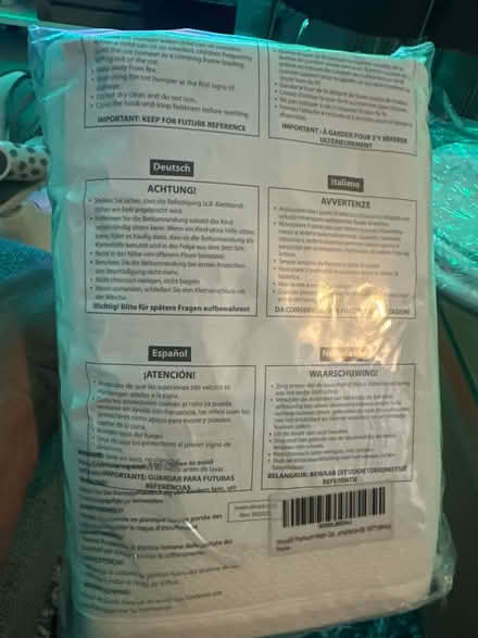 Photo of free Airflow safe cot bumper (Waverley Road. SE187TJ) #2