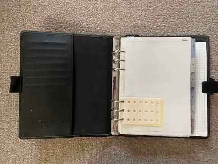 Photo of free A5 Filofax - fake black leather (Cambridge CB4) #1