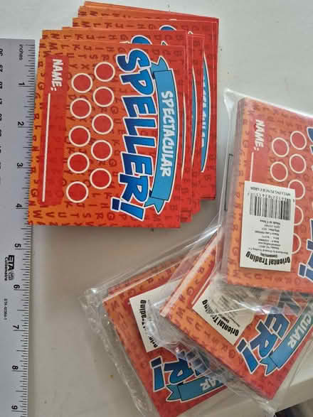 Photo of free Spelling incentive cards (Howell) #1