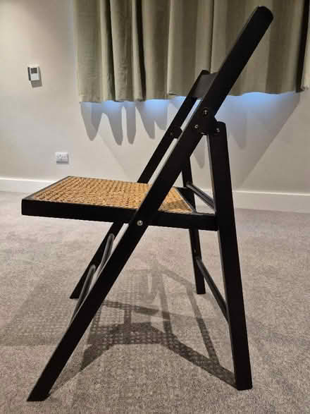 Photo of free Black folding chair (Fleetville AL1) #3