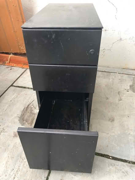 Photo of free Small metal cabinet (Northolt) #2