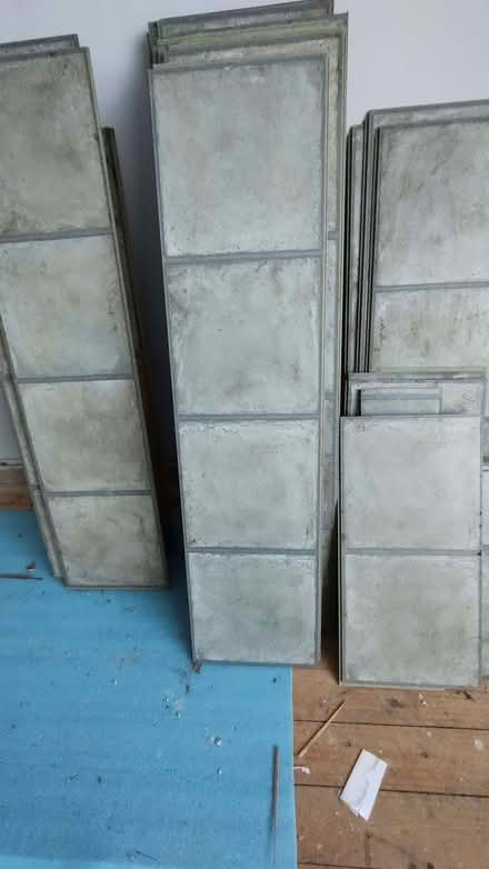Photo of free Laminate flooring click-fit grey stone-effect (Barnhill DD5) #1