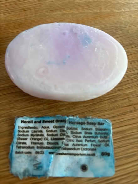 Photo of free Massage soap bar - Neroli and Orange (Peachcroft OX14) #2
