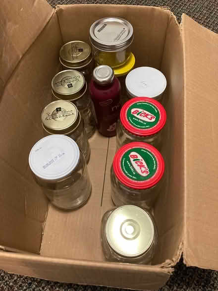 Photo of free Glass bottles with lids (Derry and Tenth Line) #2