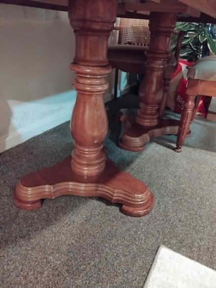 Photo of free 6 persons table and 2 chairs (Clifton, Nottingham, NG11) #4