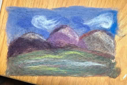 Photo of free Felted mountain scene (Ossining) #1