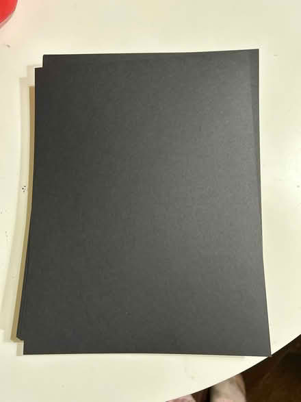 Photo of free Black construction paper (Ansonia) #1