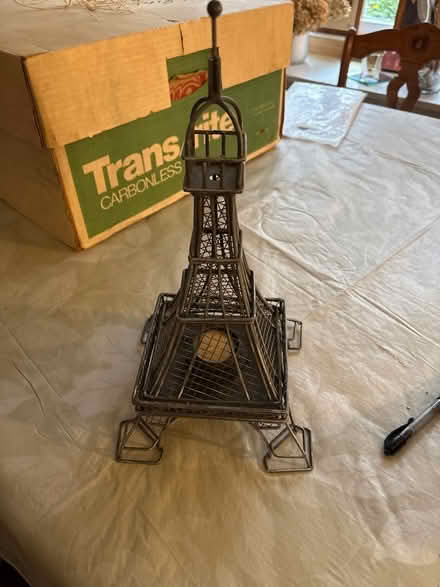 Photo of free Eiffel Tower candle holder (Ossining) #1