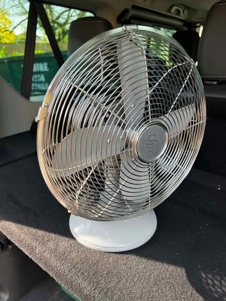 Photo of free Metal fan (Near Morrisons RG22) #2
