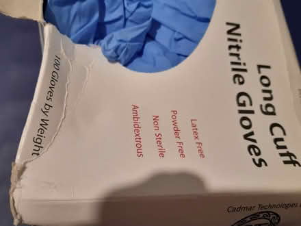 Photo of free X Large nitrile gloves (Dublin 12) #1