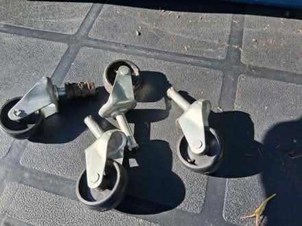 Photo of free Four castor wheels (Rayleigh SS6) #1