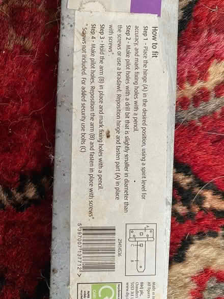 Photo of free Heavy duty galvanised Hinges x2 (Bristol bs3 (Totterdown)) #3