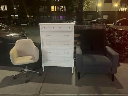 Photo of free Two chairs/dresser/sofa (Upper East Side) #1