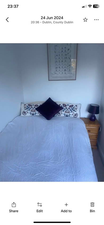 Photo of free Double bed (Sandymount/Ringsend) #1