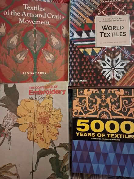 Photo of free Textile and embroidery books (Hauxton) #1
