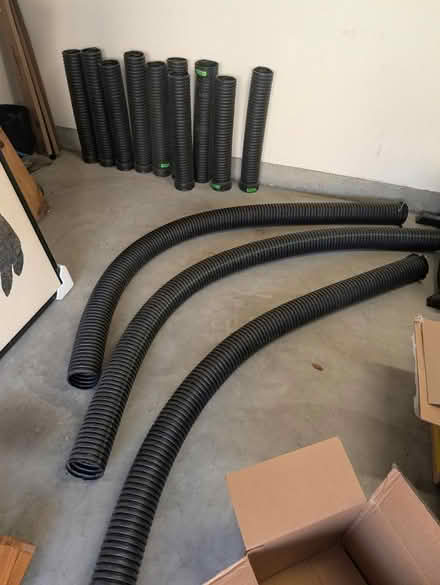 Photo of free Perforated 4" plastic pipes (Terra Vista Way and Pierce Ave) #1