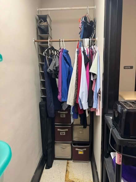 Photo of Plastic tube hangers for school (Raleigh downtown) #1