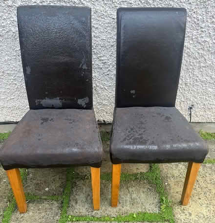 Photo of free Dining room chairs x2 (Shankill) #2