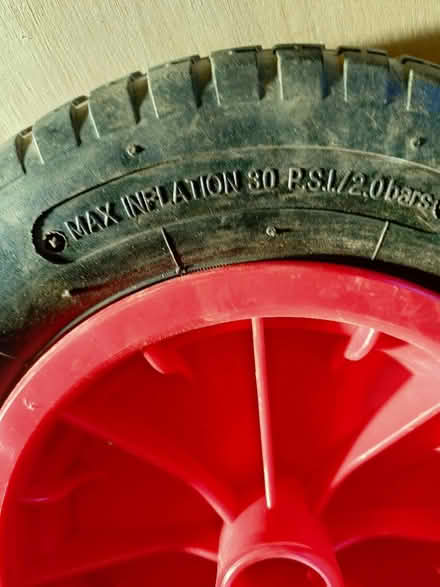 Photo of free Wheel barrow pneumatic wheel (Ecclesall S11) #3