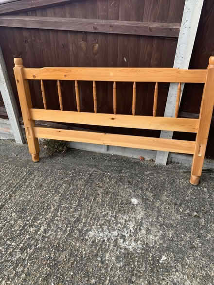 Photo of free Pine Bedstead, Double, Dismantled, No Mattress (CT6) #1