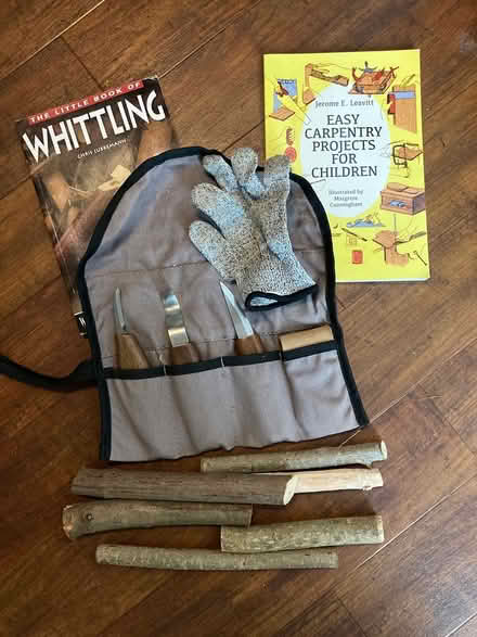 Photo of free Whittling kit plus books (Sevenoaks) #1