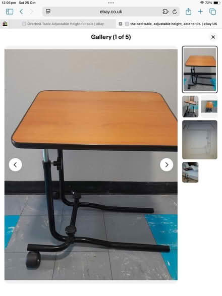 Photo of Over bed table (LE2 Aylestone Leicester) #1