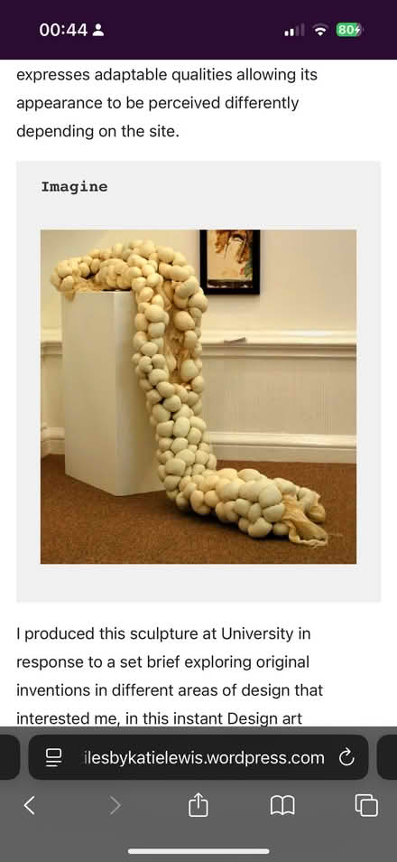 Photo of Art project Duvet filling (SE18 Royal Herbert Hospital) #2