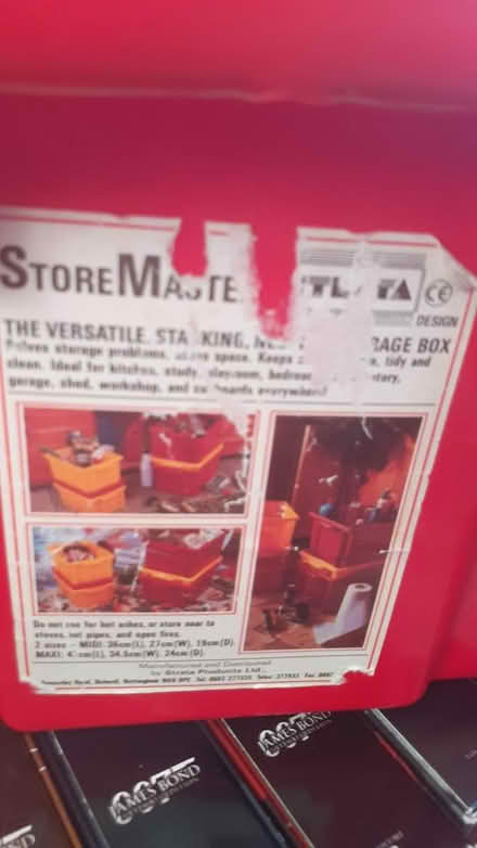 Photo of free Red storage box midi (Shadwell E1) #3