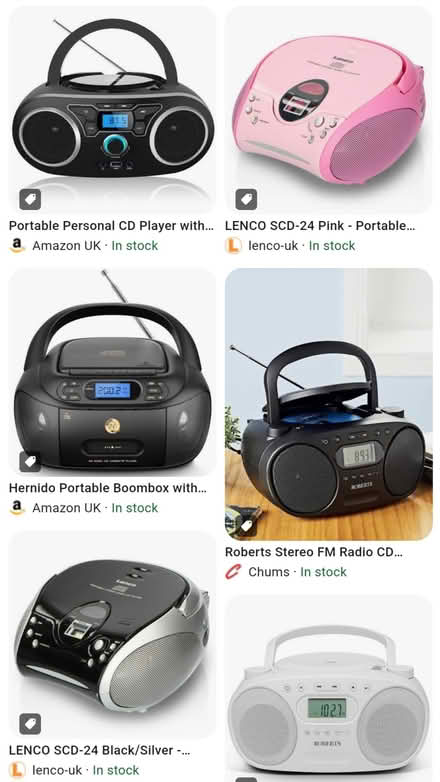 Photo of Portable Stereo with CD player (Clifton NG11) #1