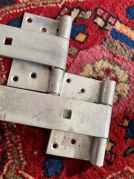 Photo of free Heavy duty galvanised Hinges x2 (Bristol bs3 (Totterdown)) #4
