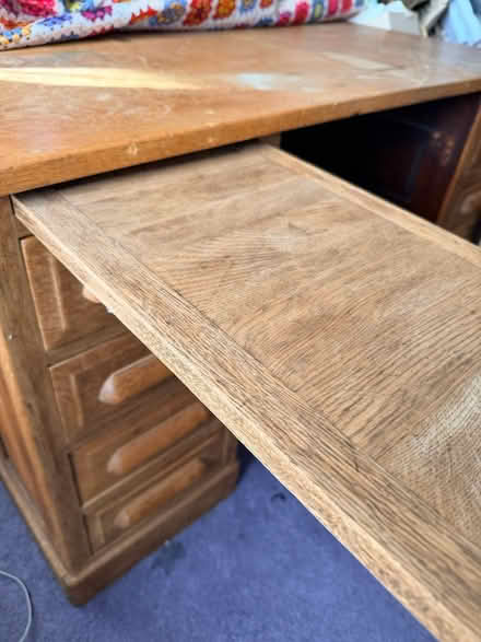 Photo of free Solid oak desk (Coxford SO16) #3